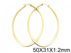 HY Stainless Steel 316L Snap Post Hoop Earrings-HY58E0009J5