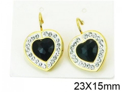 HY Stainless Steel 316L Drops Earrings-HY67E0142MF