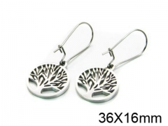 HY Stainless Steel 316L Drops Earrings-HY91E0537MW