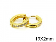 HY Stainless Steel 316L Huggie Hoop Earrings-HY05E1522HKR