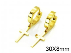 HY Stainless Steel 316L Drops Earrings-HY25E0599KZ