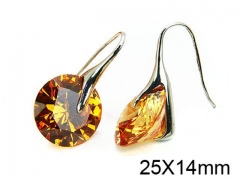 HY Stainless Steel 316L Drops Earrings-HY30E1462HKZ