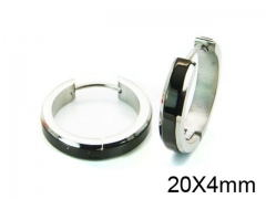 HY Stainless Steel 316L Huggie Hoop Earrings-HY05E1796HHF