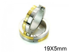 HY Stainless Steel 316L Huggie Hoop Earrings-HY05E1709HJE