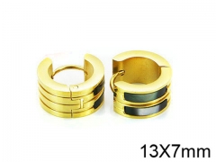 HY Stainless Steel 316L Huggie Hoop Earrings-HY05E1774HKE