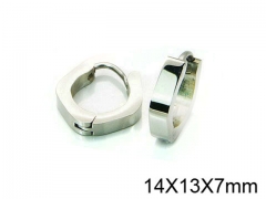 HY Stainless Steel 316L Huggie Hoop Earrings-HY05E1703NA