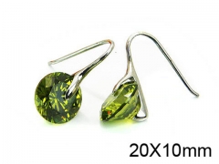 HY Stainless Steel 316L Drops Earrings-HY30E1473HIZ