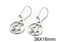 HY Stainless Steel 316L Drops Earrings-HY91E0531MA