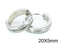 HY Stainless Steel 316L Huggie Hoop Earrings-HY05E1329HMZ