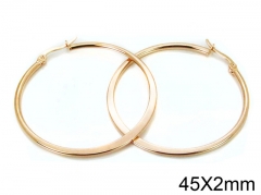 HY Stainless Steel 316L Snap Post Hoop Earrings-HY58E1183IQ