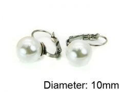 HY Stainless Steel 316L Pearl Earrings-HY21E0013HM