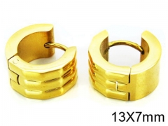 HY Stainless Steel 316L Huggie Hoop Earrings-HY05E1284NZ