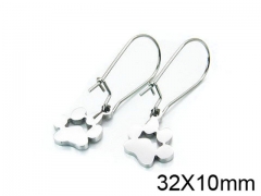 HY Stainless Steel 316L Drops Earrings-HY91E0550MA