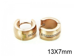 HY Stainless Steel 316L Huggie Hoop Earrings-HY05E1787HNV