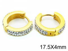 HY Stainless Steel 316L Huggie Hoop Earrings-HY05E1296HKZ