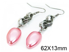 HY Stainless Steel 316L Drops Earrings-HY64E0262HHW