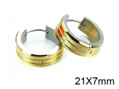 HY Stainless Steel 316L Huggie Hoop Earrings-HY05E0521HH