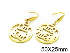 HY Stainless Steel 316L Drops Earrings-HY91E0509HFF