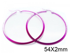 HY Stainless Steel 316L Snap Post Hoop Earrings-HY08E0079JQ