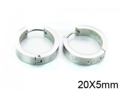 HY Stainless Steel 316L Huggie Hoop Earrings-HY05E1439HHY