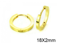 HY Stainless Steel 316L Huggie Hoop Earrings-HY05E1737OW