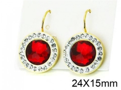 HY Stainless Steel 316L Drops Earrings-HY67E0146MA