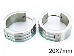 HY Stainless Steel 316L Huggie Hoop Earrings-HY05E1289HZZ