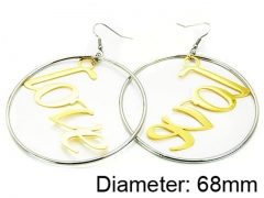 HY Stainless Steel 316L Drops Earrings-HY64E0132HJF