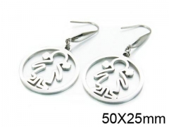 HY Stainless Steel 316L Drops Earrings-HY91E0502OG