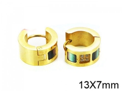 HY Stainless Steel 316L Huggie Hoop Earrings-HY05E1771HKF