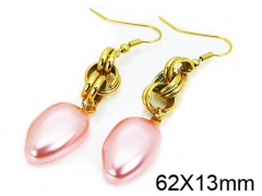 HY Stainless Steel 316L Drops Earrings-HY64E0263HID