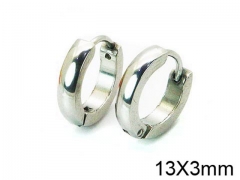 HY Stainless Steel 316L Huggie Hoop Earrings-HY58E0933IH