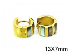 HY Stainless Steel 316L Huggie Hoop Earrings-HY05E1785HMX