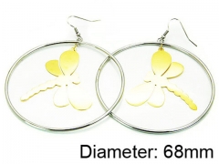 HY Stainless Steel 316L Drops Earrings-HY64E0138HJE