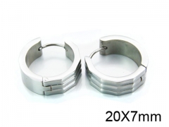 HY Stainless Steel 316L Huggie Hoop Earrings-HY05E1429PL