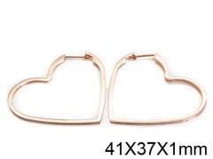 HY Stainless Steel 316L Snap Post Hoop Earrings-HY90E0190OW