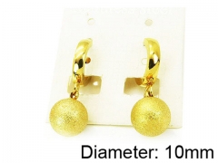 HY Stainless Steel 316L Ball Earrings-HY25E0546KL