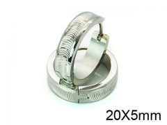 HY Stainless Steel 316L Huggie Hoop Earrings-HY05E1732PA