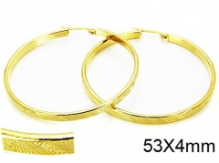 HY Stainless Steel 316L Snap Post Hoop Earrings-HY58E0522KF