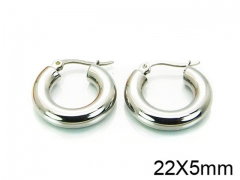 HY Stainless Steel 316L Hollow Hoop Earrings-HY58E0725J5