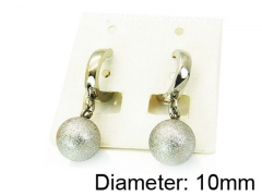 HY Stainless Steel 316L Ball Earrings-HY25E0545KD