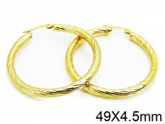 HY Stainless Steel 316L Hollow Hoop Earrings-HY58E1032NA