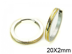 HY Stainless Steel 316L Huggie Hoop Earrings-HY05E1798HHR