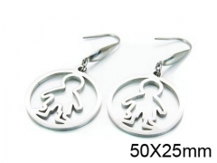 HY Stainless Steel 316L Drops Earrings-HY91E0500OS