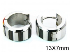 HY Stainless Steel 316L Huggie Hoop Earrings-HY05E1320NZ