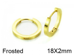 HY Stainless Steel 316L Huggie Hoop Earrings-HY05E1740OD