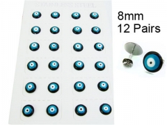 HY Stainless Steel 316L Ball Earrings-HY70E0398HZZ