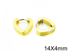 HY Stainless Steel 316L Huggie Hoop Earrings-HY05E1443PL