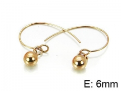 HY Stainless Steel 316L Ball Earrings-HY70E0581IL