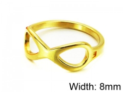 HY Stainless Steel 316L Lady Hollow Rings-HY15R1150NLB